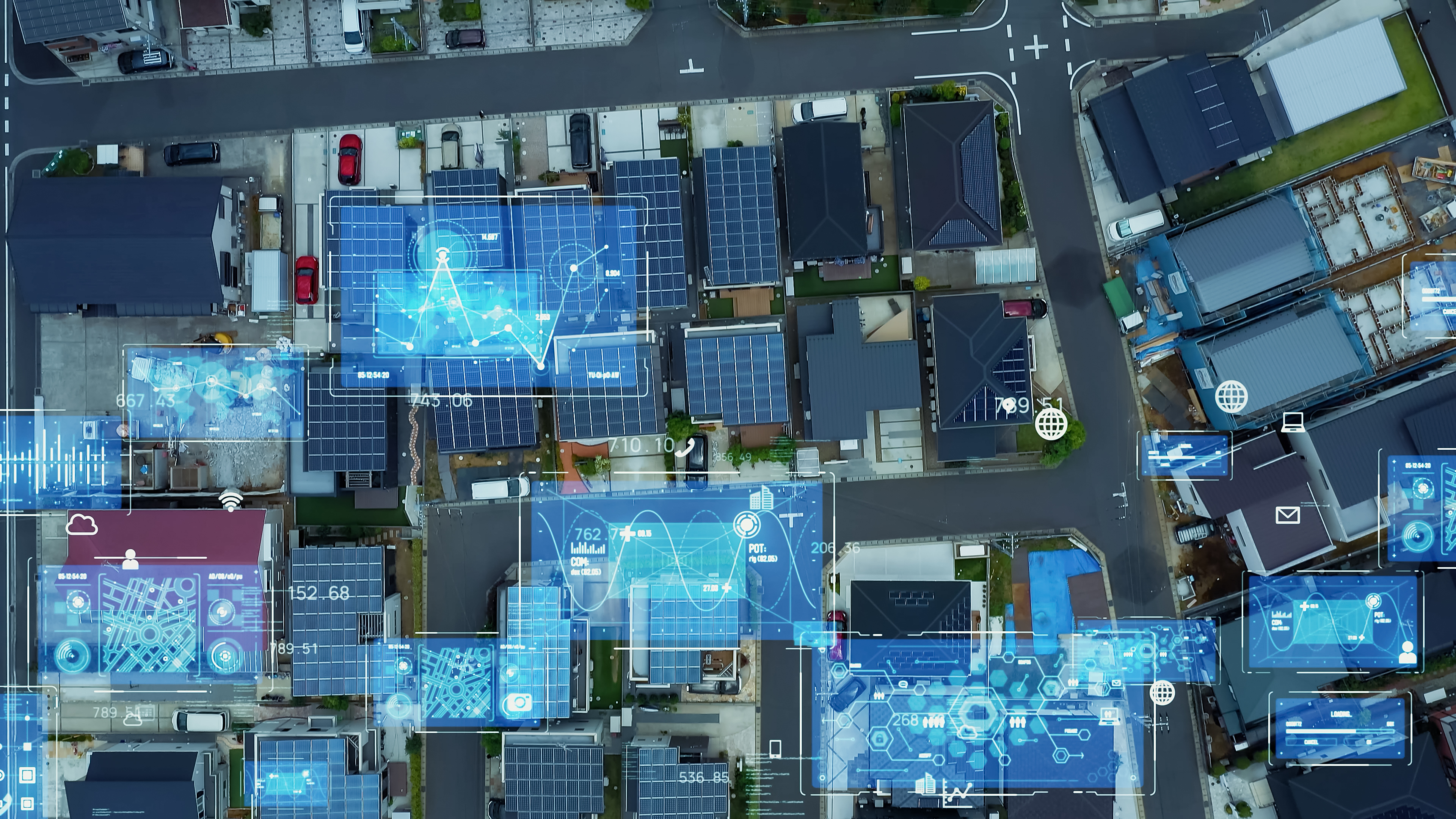 Distributed Intelligence - Solar view of residential